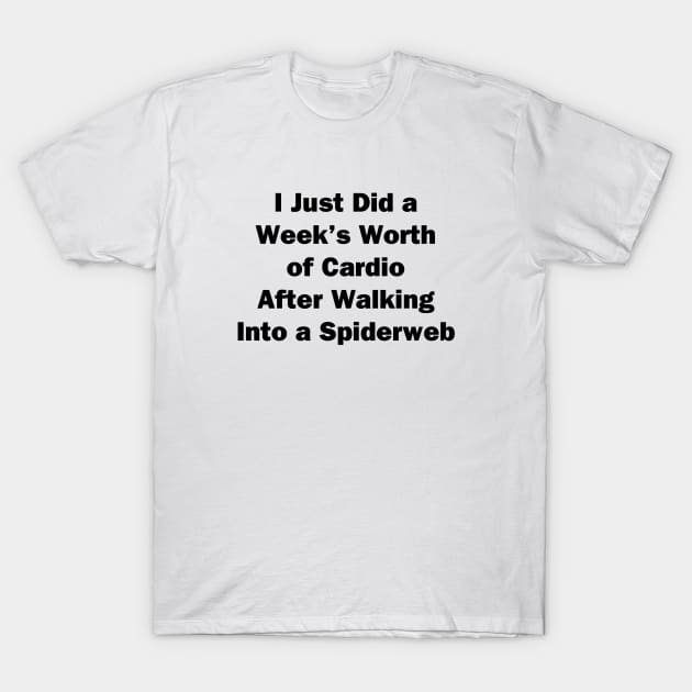 Spider Web T-Shirt by topher